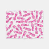 Modernes girly pinkfarbenes niedliches fleecedecke (Vorderseite (Horizontal))