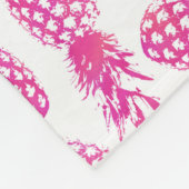 Modernes girly pinkfarbenes niedliches fleecedecke (Ecke)