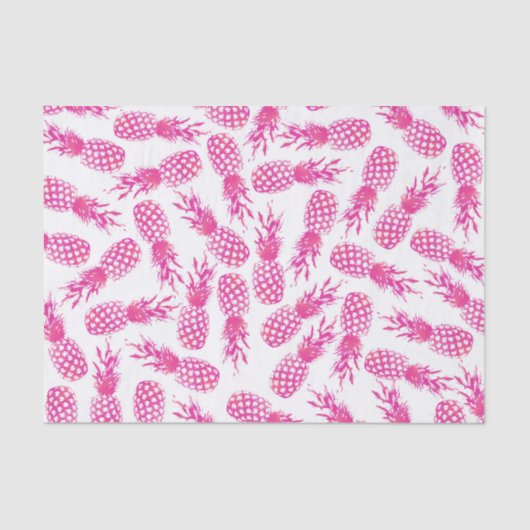 Modernes girly pinkfarbenes niedliches seidenpapier (Vorderseite)