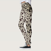 Modernes Girly Rodeo Ombre Kuh Animal Print Muster Leggings (Links)