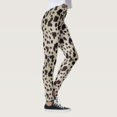Modernes Girly Rodeo Ombre Kuh Animal Print Muster Leggings (Rechts)