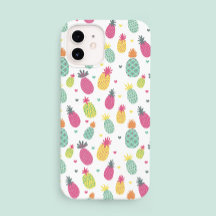 Modernes Girly Tropical Pineappmuster