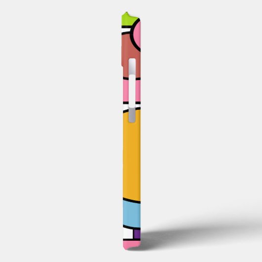 Modernes Gitter Mitte des Jahrhunderts Case-Mate iPhone Hülle (Rückseite / Links)