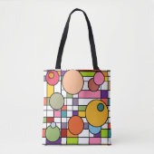 Modernes Gitter Mitte des Jahrhunderts Tasche (Vorderseite)
