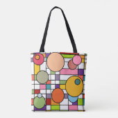 Modernes Gitter Mitte des Jahrhunderts Tasche (Rückseite)