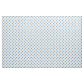 Modernes Gitterblau-weißes Muster Stoff (Fat Quarter (45,7 x 55,9 cm))
