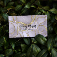 Modernes Glam Chic Gold Abstraktes Niedliches Scri