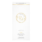 Modernes Glam Gold Spa Schönheitssalon Menü Preisl