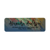 Modernes Glam Luxus Stilvoll Abstrakter Glitzer (Vorne)