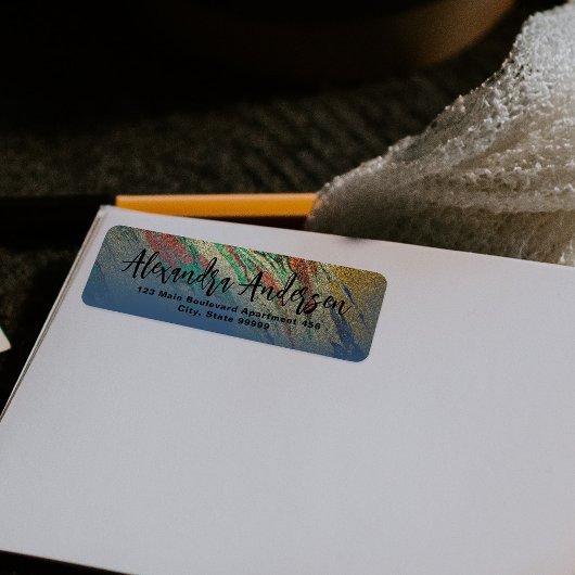 Modernes Glam Luxus Stilvoll Abstrakter Glitzer