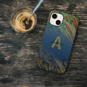 Modernes Glam Luxus Stilvoller Glitzer Mit Monogra Case-Mate iPhone Hülle