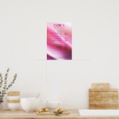 Modernes Glam-Preislisten-Poster Poster (Küche)