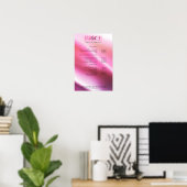 Modernes Glam-Preislisten-Poster Poster (Heimbüro)