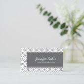 Modernes Glamour Muster für Designer/Boutique/Salo Visitenkarte (Stehend Vorderseite)