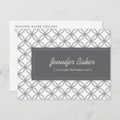 Modernes Glamour Muster Postcard Postkarte (Vorne/Hinten)