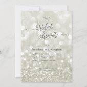 Modernes Glamourous Gold Glitzer Brautparty Einladung (Vorderseite)