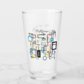 Modernes Glas aus dem Mittelalter und optionale Pa (Rückseite)