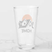 Modernes Glas-Cup-Design für zeitgenössische Zuhau Glas (Rückseite)