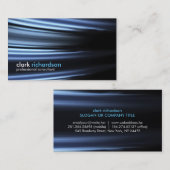 Modernes glattes berufliches metallisches visitenkarte (Vorne/Hinten)