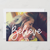 Modernes Glaube Inspiration Weihnachten Foto (Vorderseite)