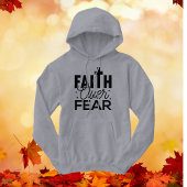 Modernes GLAUBWÜRDIGKEIT ÜBER ANGST SCHWARZER T -  Hoodie