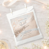 Modernes, Glitzer Brautparty Geschenktütchen (Ausgeschnitten)