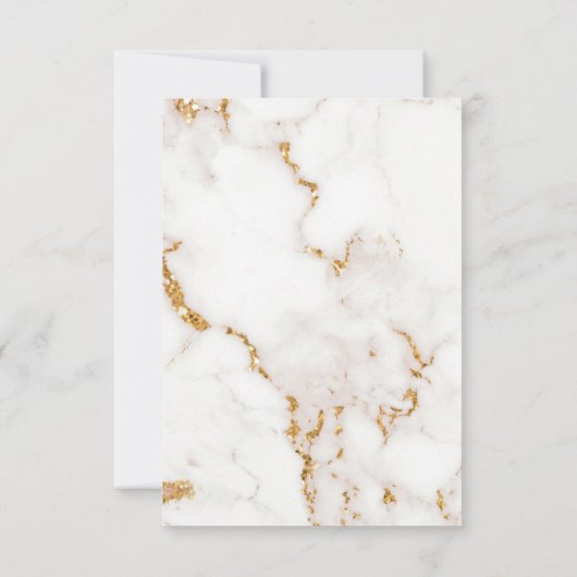 Modernes Glitzer Probe Dinner Gold ID816 Einladung (Rückseite)