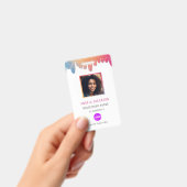 Modernes Glitzer Registriert Krankenversicherung F Ausweis (Handheld)