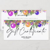 Modernes Glitzer Weihnachtsmann (Vorne/Hinten)