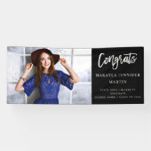 Modernes Glückwunsch H L Foto Graduate Banner - Sc (Horizontal)