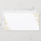 Modernes Gold Abschluss Foto Vielen Dank Dankeskarte (Rückseite)