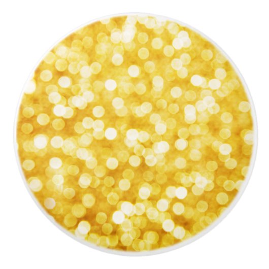 Modernes Gold Bokeh Keramik Pull Knob Keramikknauf (Vorderseite)