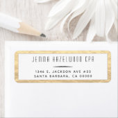 Modernes Gold-Border Minimalistisch Black (Insitu)