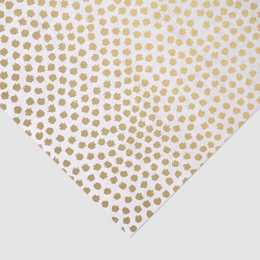 Modernes Gold Confetti Tissue Paper Seidenpapier (Ausschnitt)