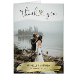 Modernes Gold DANKEN IHNEN