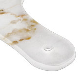 Modernes Gold-Effect-Marmor Personalisiert Schneidebrett (Ecke)