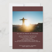 Modernes Gold Foil Grad Party 2 Foto Einladung (Rückseite)