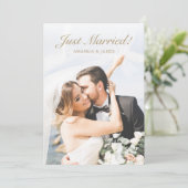 Modernes Gold-Foto Ankündigung (Stehend Vorderseite)