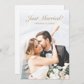 Modernes Gold-Foto Ankündigung (Vorne/Hinten)