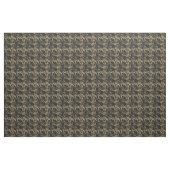 Modernes Gold Glitzer Schwarzes Marmor Stoff (Yard (91,4 cm))