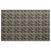 Modernes Gold Glitzer Schwarzes Marmor Stoff (Fat Quarter (45,7 x 55,9 cm))