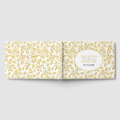 Modernes Gold Glitzer verlasse Hochzeitsgast-Buch Gästebuch (Voll)