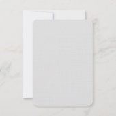 Modernes Gold & Grau Agate Geode Muster Vielen Dan Dankeskarte (Rückseite)