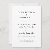 Modernes Gold handgeschriebenes Foto glücklich imm Save The Date (Rückseite)