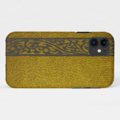 Modernes Gold Leather Case-Mate iPhone Hülle (Rückseite (Horizontal))