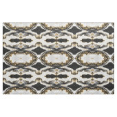 Modernes Gold-Marmorgemälde ästhetisch Stoff (Fat Quarter (45,7 x 55,9 cm))