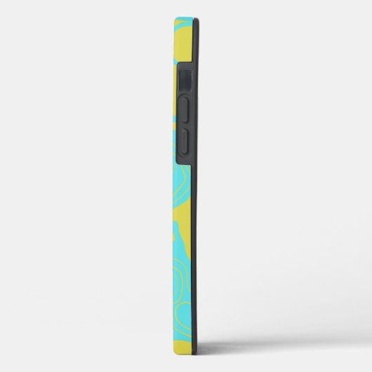 Modernes Gold Monogram Case-Mate iPhone Case (Rückseite / Links)