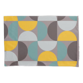 Modernes Gold Moon Horizon des Mittelalters Kissenbezug