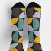 Modernes Gold Moon Horizon des Mittelalters Socken (Oben)