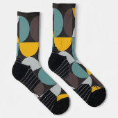 Modernes Gold Moon Horizon des Mittelalters Socken (Rechts)